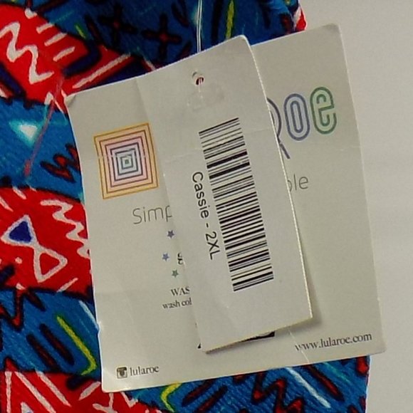 LuLaRoe Cassie Pencil Skirt Size XXL NWT - Picture 2 of 10